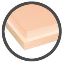 5 cm polystyrene insulation