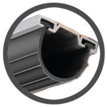 Rubber sealing joint